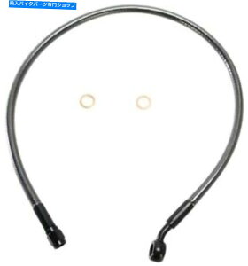 Hoses }OiubNp[fUCi[ABSAbp[u[LC24 "AS47124n[[frbh\ Magnum Black Pearl Designer ABS Upper Brake Line 24" #AS47124 Harley Davidson