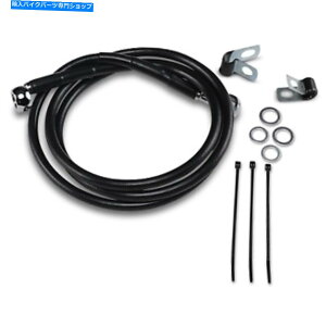 Hoses �h���b�O�X�y�V�����e�B-640113-10BLK-�g���X�e�����X�|�t�����g�u���[�L���C���L�b�g�A Drag Specialties - 640113-10BLK - Extended Stainless Steel Front Brake Line Kit,�y���s�A���i�z