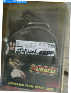 Hoses bZS/ґgX`[6 " + 94-07[hLOt[n[[p̃gbvu[LC Russell S/less Braided Steel 6" + Top Brake LIne for 94-07 Road KingFLHR Harley