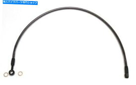 Hoses マグナムブラックパールデザイナーABSアッパーブレーキライン27 "ハーレーデビッドソンスポーツスター Magnum Black Pearl Designer ABS Upper Brake Line 27" Harley Davidson Sportster【並行輸入品】