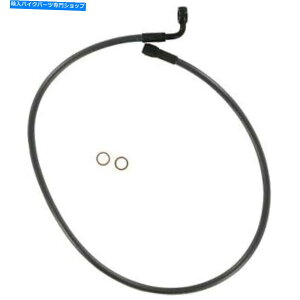 Hoses }Oi-47229-ubNp[fUCi[V[YtgAbp[u[LC Magnum - 47229 - Black Pearl Designer Series Front Upper Brake Line
