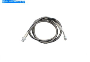 Hoses XeX|49C`tgu[Lz[X́An[[_rbh\ɓK܂ Stainless Steel 49 inch Front Brake Hose fits Harley-Davidson