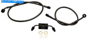 Hoses La Choppers~bhiCgґgu[LC-15-17C`B APEnK[LA-8211B16M LA Choppers Midnight Braided Brake Lines - 15-17in. Ape Hangers LA-8211B16M
