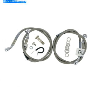 Hoses 2003JTLZRX1200TCNtbNXu[LC2C[XLbgbZ Fits 2003 Kawasaki ZRX1200 Cycleflex Brake Lines Two-Line Race Kit Russell