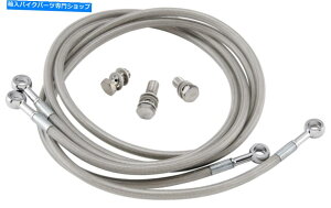 Hoses Streamline UNIV -2F -54���j�o�[�T���t�����g�u���[�L���C���L�b�g - �N���A-54in�B Streamline UNIV-2F-54 Universal Front Brake Line Kit - Clear - 54in.�y���s�A���i�z
