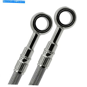 Hoses �K���t�@�[�X�`�[���A�E�^�[�ґg�t�����g�u���[�L���C���J���T�L2008-21 KLX 140L�X�e�����X Galfer Steel Outer Braided Front Brake Line Kawasaki 2008-21 KLX 140L Stainless