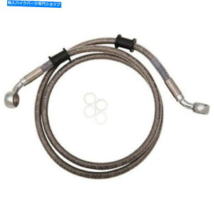 Hoses 41.5gXeX|tgu[LC14 -18n[[X|[cX^[XL 41.5 Extended Length Stainless Steel Front Brake Line 14 -18 HARLEY SPORTSTER XL