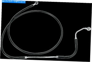 Hoses �h���b�O691182-10BLK�g��S/S�t�����g�u���[�L���C���L�b�g72 3/4in�B�� Drag 691182-10BLK Extended S/S Front Brake Line Kit 72 3/4in. Black�y���s�A���i�z