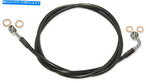 Hoses 1991N2003Nn[[X|[cX^[1200 XLH}Oiu[LCXR EZ Align Black 1991-2003 for Harley Sportster 1200 XLH MAGNUM Brake Line XR EZ Align Black
