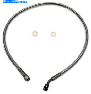 Hoses }OiubNp[fUCi[ABSAbp[u[LC28 "AS47128n[[frbh\ Magnum Black Pearl Designer ABS Upper Brake Line 28" #AS47128 Harley Davidson