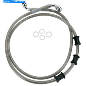 Hoses 2 "43 3/4"gґgXeXAbp[u[LCLbgn[[\tgGC08-14 +2" 43 3/4" Extended Braided Stainless Upper Brake Line Kit Harley Softail 08-14