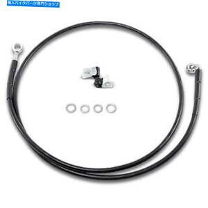 Hoses �h���b�O�X�y�V�����e�B�[�Y�u���[�L���C�� - �t�����g - �u���b�N - +10  - '99 -'07 FXST -1741-2549 Drag Specialties Brake Line - Front - Black - +10 - '99-'07 FXST - 1741-2549�y���s�A���i�z