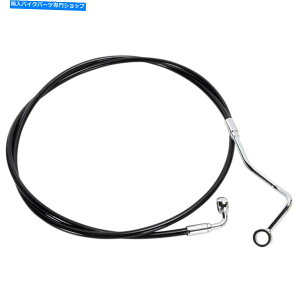 Hoses }OiXRAbp[u[LC-35-1/4 "-Black/Chrome Fittings SBC1407-30 Magnum XR Upper Brake Line - 35-1/4" - Black/Chrome Fittings SBC1407-30