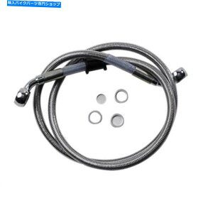 Hoses hbOXyVeB[Yu[LC-18-\tgAC - XeX|1741-5843 DRAG SPECIALTIES BRAKE LINE - 18- SOFTAIL - STAINLESS STEEL 1741-5843