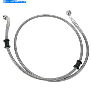 Hoses hbOXyVeB[tgu[LCFXDC 08-14XeX|1741-2912 Drag Specialties Front Brake Line FXDC 08-14 Stainless Steel 1741-2912