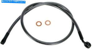 Hoses �}�O�i���u���b�N�p�[���f�U�C�i�[ABS�A�b�p�[�u���[�L���C��34 ��AS47934�n�[���[�f�r�b�h�\�� Magnum Black Pearl Designer ABS Upper Brake Line 34 #AS47934 Harley Davidson�y���s�A���i�z