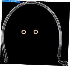 Hoses 18-20n[[\tgAEguCNAEgFXBRSu[LCtgubNp[90 10 mm 21 18-20 for Harley Softail Breakout FXBRS Brake Line Front Black Pearl 90 10 mm 21