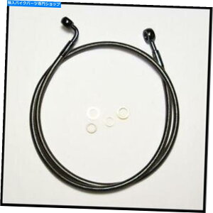 Hoses �}�O�i���u���b�N�p�[��E-Z�t�����g�u���[�L���C��43 ��46143SW�n�[���[�f�r�b�h�\�� Magnum Black Pearl E-Z Align Front Brake Line 43 #46143SW Harley Davidson�y���s�A���i�z