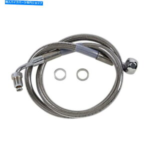 Hoses hbOXyVeB[Yu[LC-18-\tgAC - XeX|+6 "1741-5803 Drag Specialties Brake Line - 18- Softail - Stainless Steel +6" 1741-5803