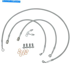 Hoses �O�b�h���b�W�t�����g�h�b�g/TUV�u���[�L���C���L�b�gHD9209-D Goodridge Front DOT/TUV Brake Line Kit HD9209-D�y���s�A���i�z