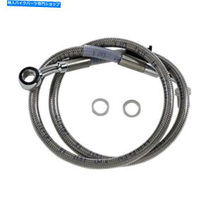 Hoses hbOXyVeB[Yu[LC-18-\tgAC - XeX|+2 "1741-5789 Drag Specialties Brake Line - 18- Softail - Stainless Steel +2" 1741-5789