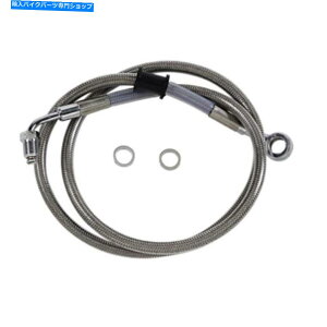 Hoses hbOXyVeB[Yu[LC-18-\tgAC - XeX|+10 "1741-5793 Drag Specialties Brake Line - 18- Softail - Stainless Steel +10" 1741-5793