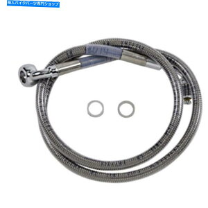 Hoses hbOXyVeB[Yu[LC-18-\tgAC - XeX|+10 "1741-5805 Drag Specialties Brake Line - 18- Softail - Stainless Steel +10" 1741-5805