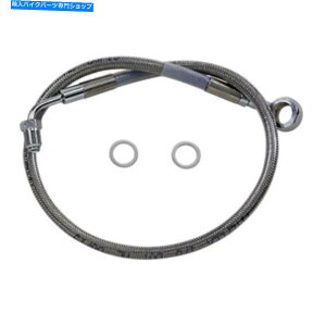 Hoses hbOXyVeB[Yu[LC-18-\tgAC - XeX|1741-5824 Drag Specialties Brake Line - 18- Softail - Stainless Steel 1741-5824
