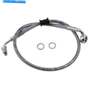 Hoses 24 1/2 "ґgXeXX`[u[LC㕔n[[\tg[18+ FXDRS ABS 24 1/2" Braided Stainless Steel Brake Line Upper Harley Softail 18+ FXDRS ABS