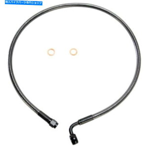 Hoses �}�O�i���u���b�N�p�[���t�����g�u���[�L���C��-ABS -90/10mm 28 | AS47228 Magnum Black Pearl Front Brake Line - ABS - 90/10mm 28 | AS47228�y���s�A���i�z