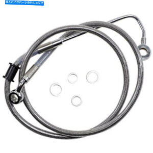 Hoses hbOXyVeB[Yu[LC-15-17\tgAC - XeX|+10 "| 618300-10 Drag Specialties Brake Line - 15-17 Softail - Stainless Steel +10" | 618300-10