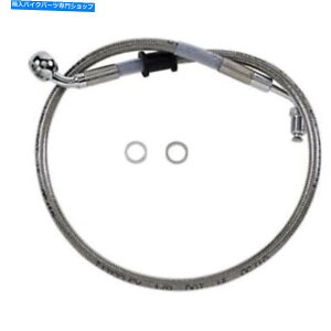 Hoses hbOXyVeB[Yu[LC-18-\tgAC - XeX|+2 "1741-5813 Drag Specialties Brake Line - 18- Softail - Stainless Steel +2" 1741-5813