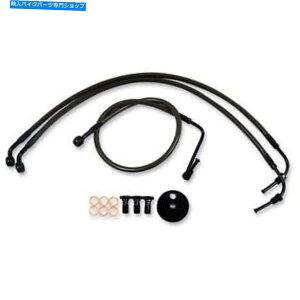 Hoses La Choppers Midnight Brake Lines -Dyna LA -8220B16M LA Choppers Midnight Brake Lines - Dyna LA-8220B16M