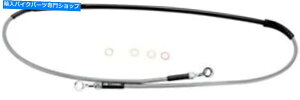 Hoses [X[VOXeXX`[ґgu[LC1741-0985 Moose Racing Stainless Steel Braided Brake Line 1741-0985