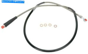 Hoses ���[�X���[�V���O�X�e�����X�|�ґg�u���[�L���C��MS01-1035 Moose Racing Stainless Steel Braided Brake Line MS01-1035�y���s�A���i�z