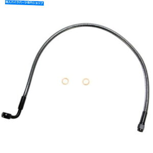 Hoses �}�O�i���u���b�N�p�[���t�����g�u���[�L���C��-ABS -90/10mm 22 | AS47222 Magnum Black Pearl Front Brake Line - ABS - 90/10mm 22 | AS47222�y���s�A���i�z