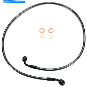 Hoses �}�O�i��E -z�t�����g�u���[�L���C���̃A���C�����g - �u���b�N�p�[��-43 -35/90�x| 46143sw Magnum E-Z Align Front Brake Line - Black Pearl - 43 - 35/90 Degree | 46143SW�y���s�A���i�z