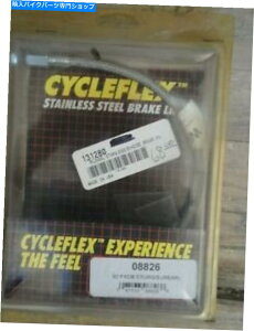 Hoses ���b�Z��R08826 S/92 FXDB Sturgis Harley�p�̕ґg�X�`�[�����A�u���[�L���C���̏��Ȃ� Russell R08826 S/less Braided Steel Rear Brake LIne for 92 FXDB Sturgis Harley�y���s�A���i�z