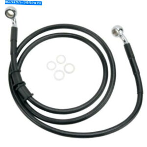 Hoses 45 3/4 "WubNrj[Abp[u[LCLbgn[[_Ci08-09 FXDL 45 3/4" Standard Length Black Vinyl Upper Brake Line Kit Harley Dyna 08-09 FXDL
