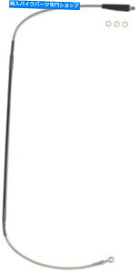 Hoses [X[VOXeX|ґgu[LCMH02-1043 Moose Racing Stainless Steel Braided Brake Line MH02-1043