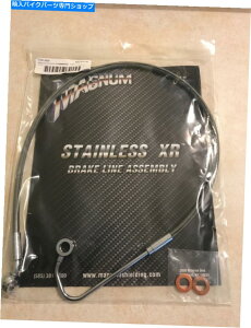 Hoses }OiV[hXRXeX\tgAuAu}OSSAbp[u[LCSSC1407-26 Magnum Shielding XR Stainless Softail ABS MAG SS Upper Brake Line SSC1407-26