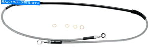 Hoses [X[VOXeXX`[ґgu[LC1741-0985 Moose Racing Stainless Steel Braided Brake Line 1741-0985