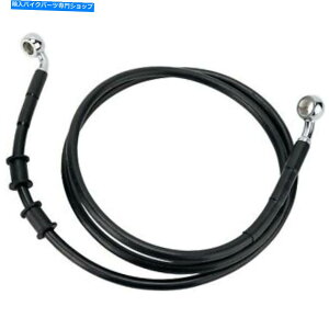 Hoses �h���b�O�X�y�V�����e�B-660324-2BLK-�g���X�e�����X�|�t�����g�u���[�L���C���L�b�gH Drag Specialties - 660324-2BLK - Extended Stainless Steel Front Brake Line Kit H�y���s�A���i�z
