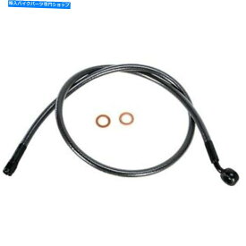 Hoses マグナム-AS47934-ブラックパールデザイナーシリーズABSフロントアッパーブレーキラインハーレー Magnum - AS47934 - Black Pearl Designer Series ABS Front Upper Brake Line Harley【並行輸入品】