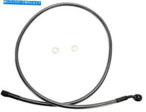 Hoses �}�O�i���u���b�N�p�[���f�U�C�i�[ABS�A�b�p�[�u���[�L���C��38 ��AS47138�n�[���[�f�r�b�h�\�� Magnum Black Pearl Designer ABS Upper Brake Line 38 #AS47138 Harley Davidson�y���s�A���i�z