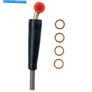 Hoses Moose Racing MS01-1035XeX|̕ґgu[LC Moose Racing MS01-1035 Stainless Steel Braided Brake Line