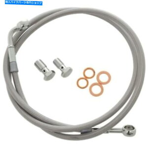 Hoses 07-11n[[\tgACt@bg{[CflstfiObhbWu[LCLbg\tgAC/_Ci 07-11 for Harley Softail Fat Boy FLSTFI GOODRIDGE Brake Line Kit Softail/Dyna