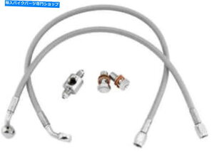 Hoses Goodridge Econoline Brake Line Kit Reare w/Chrome EndsHD8240-A HarleyDavidson Goodridge Econoline Brake Line Kit Rear w/Chrome Ends #HD8240-A Harley Davidson