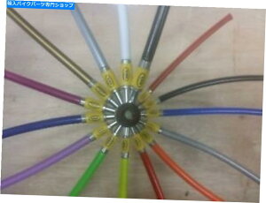 Hoses CG[SV1000S 03-07wґgNb`Cz[XƃAu[LCz[X YELLOW SV1000 S 03-07 HEL BRAIDED CLUTCH LINE HOSE PLUS REAR BRAKE LINE HOSE