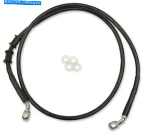 Hoses DSgtgu[LCLbgubNABS +12 "偔3300609 DS Extended Front Brake Line Kit Black Non-ABS +12" Oversize #3300609